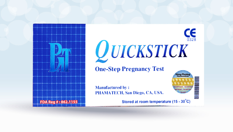  Bạn có thể chọn mua que thử của Quickstick để đảm bảo cho kết quả thử thai.